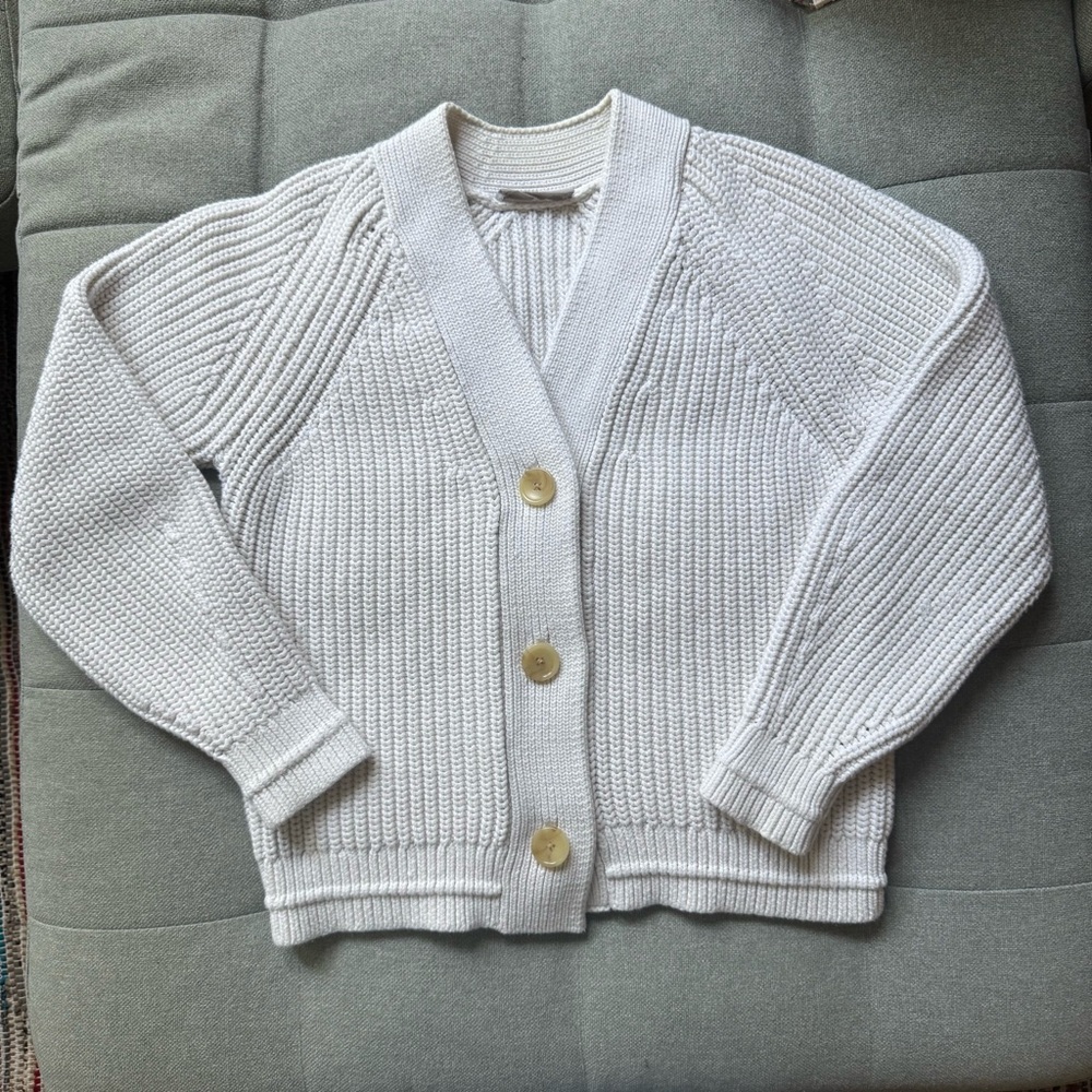 Everlane Cotton V-neck Cardigan